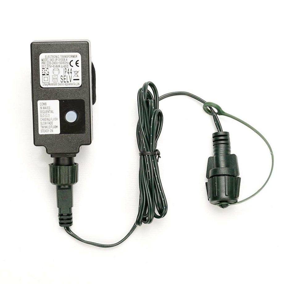 Small Transformer, EU Plug, Green Cable (STARTER RANGE)